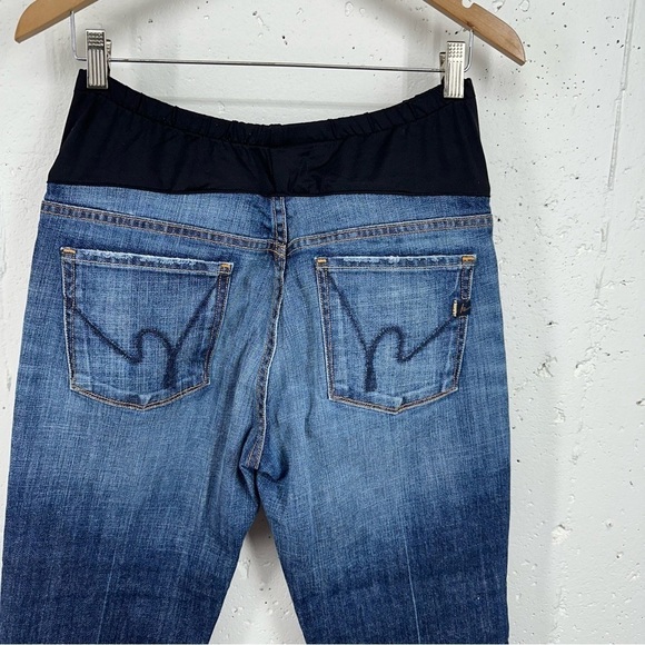 Citizens of Humanity size 32 x 27 Short Maternity Boot Cut Jeans - Picture 6 of 13